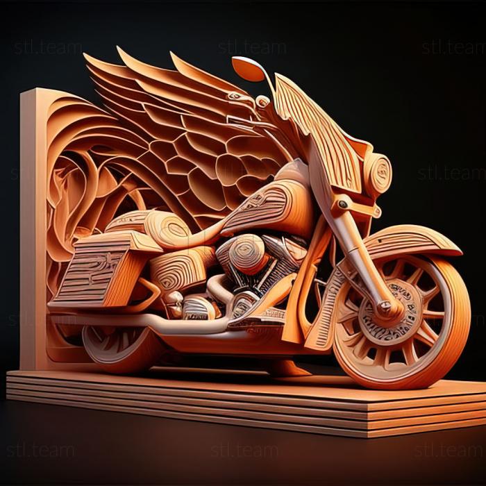 3D модель Harley Davidson CVO Road King (STL)